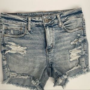 Size 8 American eagle denim shorts